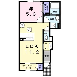 エル.UK【1階】の間取り