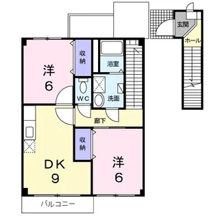 ベルセレーノ【2階】の間取り