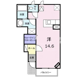 ウィンベルII【1階】の間取り