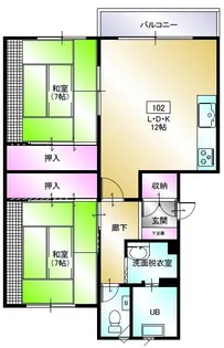 ペニンシュラ【1階】の間取り