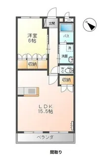 アメニティーパーク【1階】の間取り