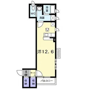 キャスケット【1階】の間取り