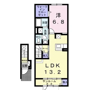 アイ.レジデンスV【2階】の間取り