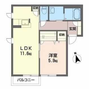 シャーメゾン・セーヌ【2階】の間取り
