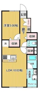 アルカンシエル【1階】の間取り