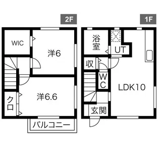 トレーフルS【1階】の間取り
