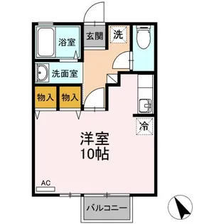 セジュール吹上【2階】の間取り
