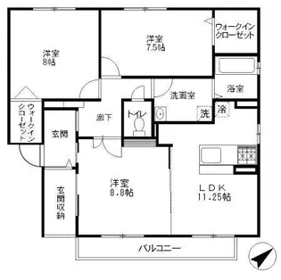 メゾン・セリシア【2階】の間取り
