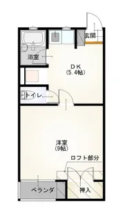 ディノス柏崎B棟【202号室】の間取り