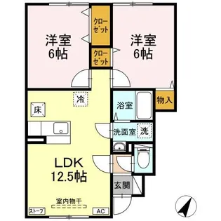 グラン・シャリオ【1階】の間取り