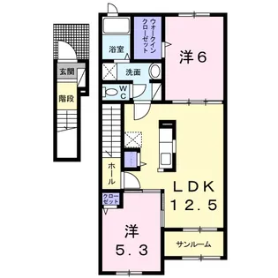 グレイスN【2階】の間取り