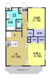 Y&Mコラール【1階】の間取り