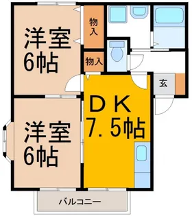 ソレジオ・S【202号室】の間取り