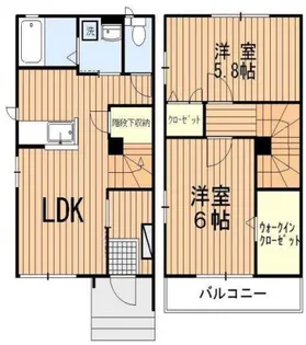ファミールコートD【101号室】の間取り