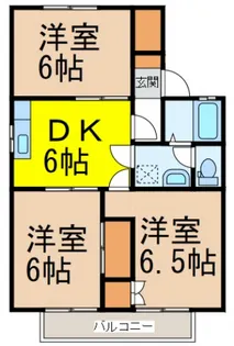 3DKの間取り画像