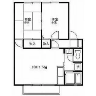 シャムロックⅡ【2階】の間取り
