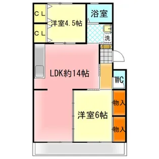 グラントゥール【4階】の間取り