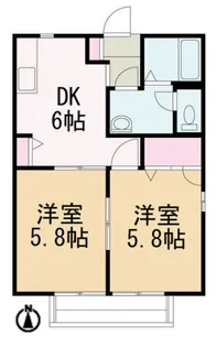 リージェントハウス【2階】の間取り