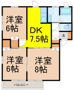 M.Tコーポ【202号室】の間取り