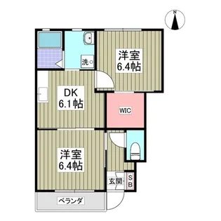 Falke Dolf B【1階】の間取り