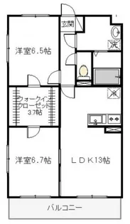 ミウ・プリマヴェーラ【2階】の間取り