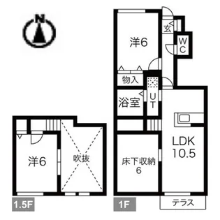 グランモンテ文教【1階】の間取り