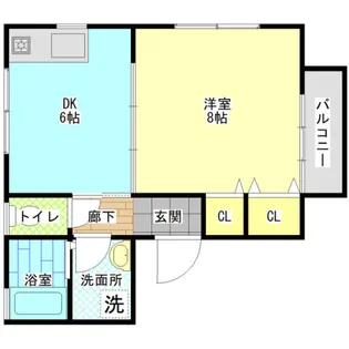 ヴァレイコーポ【2階】の間取り