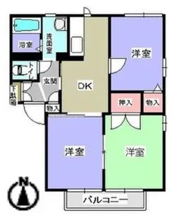 ニューウイング石崎A棟【1階】の間取り