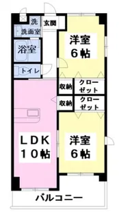 プロスィードマンション【3階】の間取り