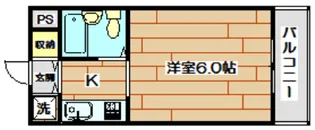 ジョイフル富田【2階】の間取り