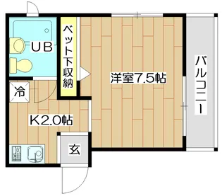 ヒットイン【2階】の間取り