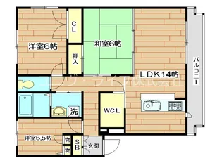 ボナールコートM【3階】の間取り