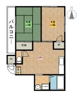 光庸ハウス【2階】の間取り