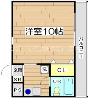 エトワール土橋【2階】の間取り