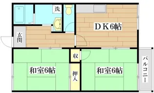 ハイムアネックス【1階】の間取り