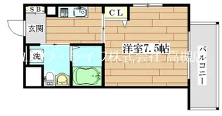 セレニテ高槻【4階】の間取り