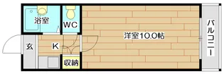 シティーライフ出丸【4階】の間取り