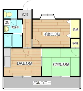 メゾンフラグランス【3階】の間取り