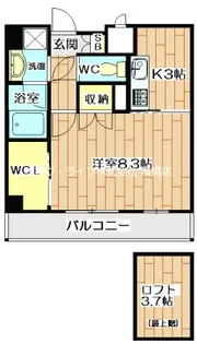 ラ・カステル・メウ【7階】の間取り