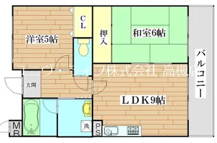 オークハウス【1階】の間取り