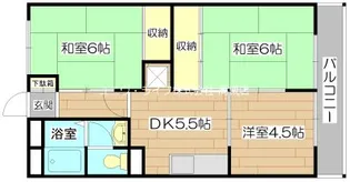 寺田ハイツ【3階】の間取り