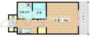 セレニテ高槻【4階】の間取り