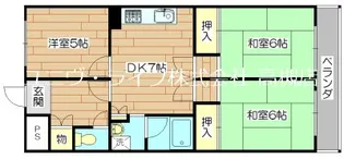 光栄ハイツ山手【4階】の間取り