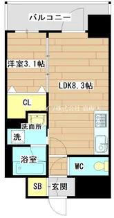 VIVRE高槻(ヴィーヴル)【13階】の間取り