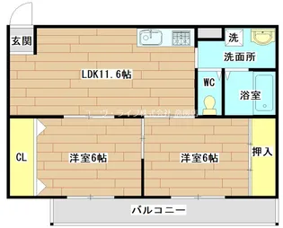 木下第1マンション【3階】の間取り