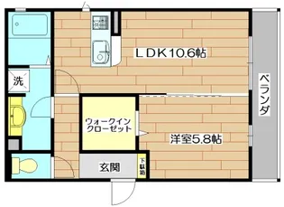 Station side court(ステーションサイドコート)【1階】の間取り