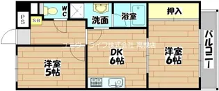 エクセルコート高槻I号館【2階】の間取り