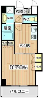 ラ・カステル・メウ【4階】の間取り