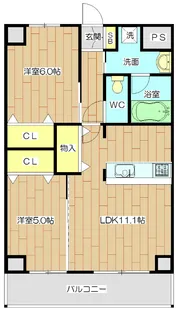 SORA21(ソラ21)【6階】の間取り