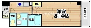 シャンピアコート茨木【4階】の間取り